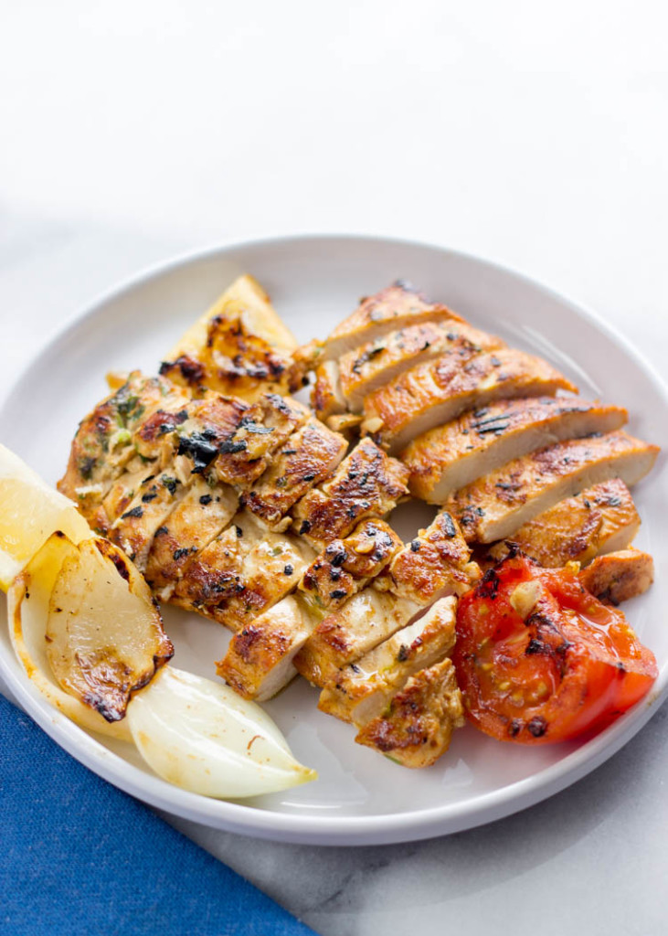#Recipe : Mediterranean Grilled Chicken Breasts