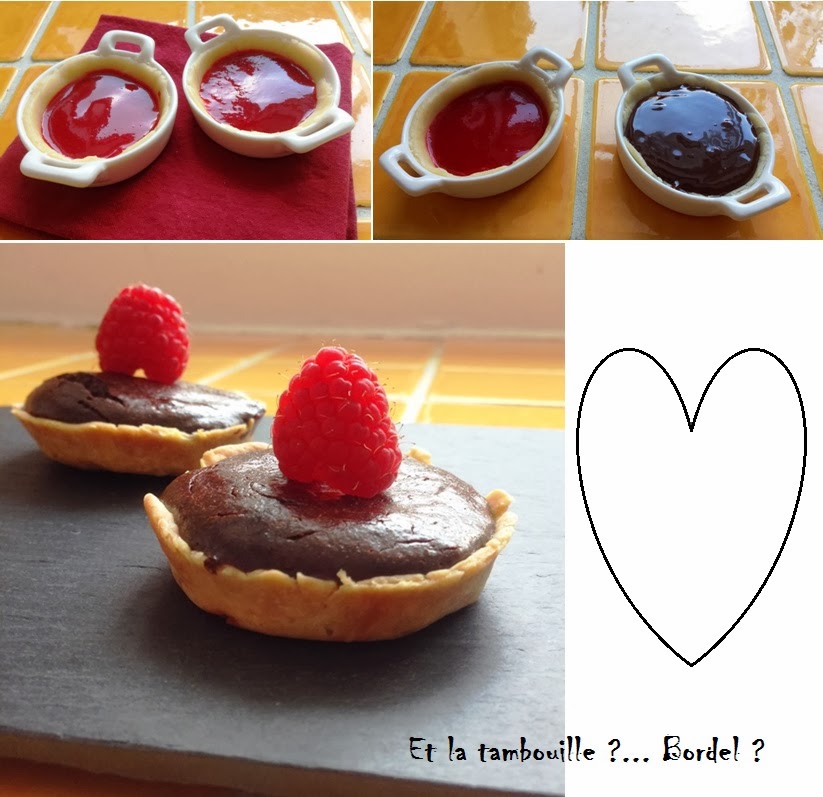 Et la tambouille ?... Bordel ! Café gourmand couleur framboise