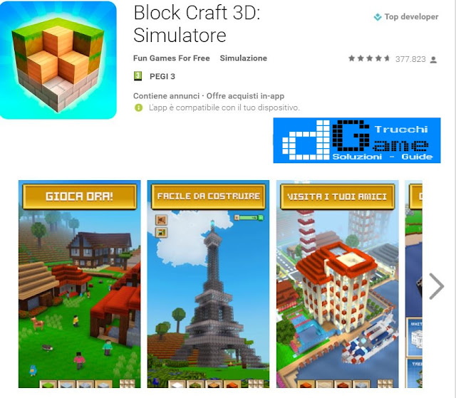 Trucchi Block Craft 3D: Simulatore Mod Apk Android v1.4.1
