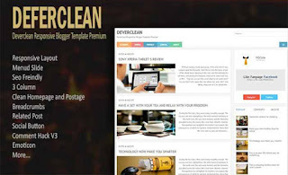 Deverclean Responsive Blogger Templates
