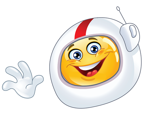 Astronaut Smiley | Symbols & Emoticons