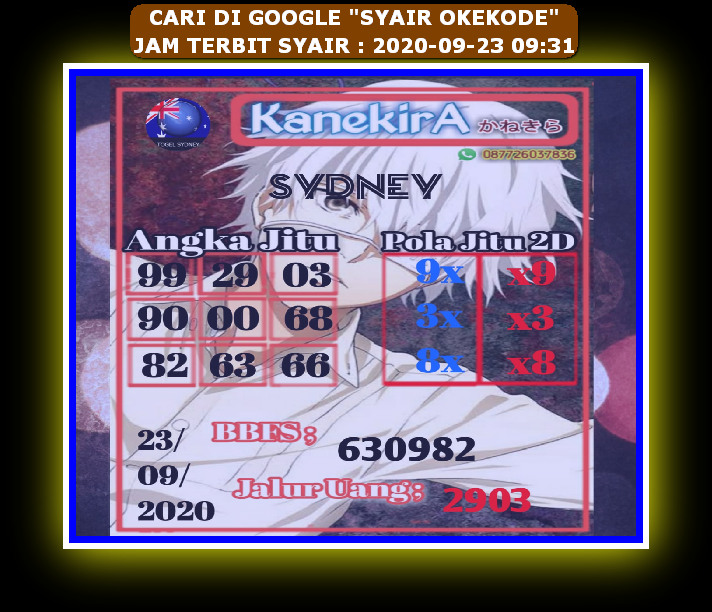 Syair sdy 23 September 2020 KODE SYAIR SGP SYAIR HK