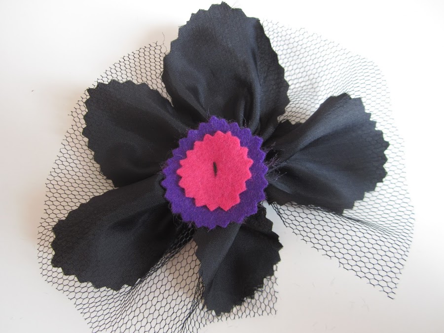 mis nancys, mis peques y yo, tutorial facil DIY tul y tela coser circulos fieltro