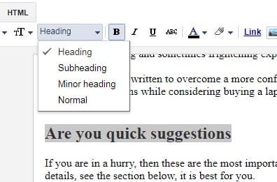 1. on-page-seo Headings(H2)