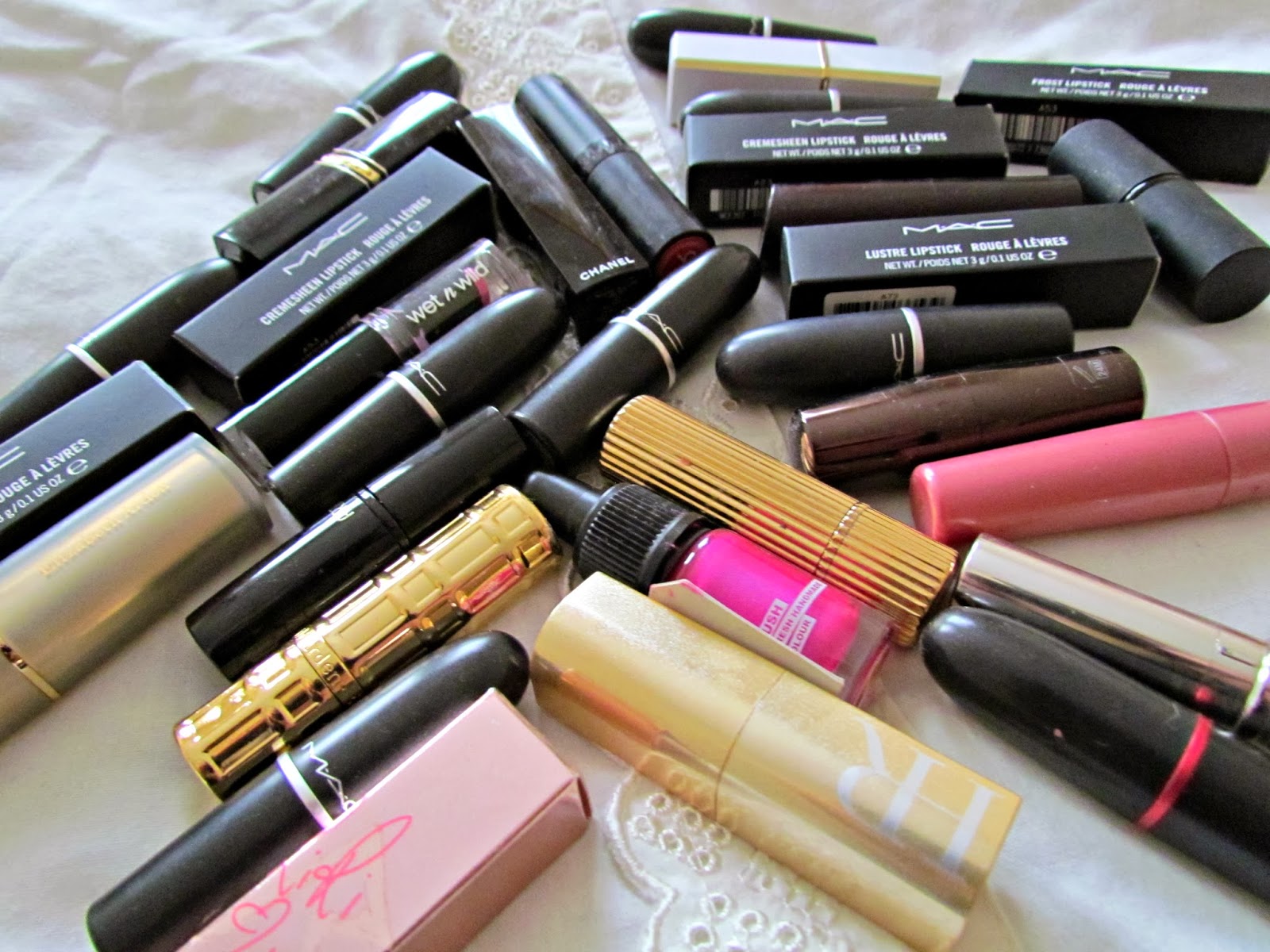 My Lipstick Collection Pictures & Swatches ♥ Dolly Dowsie