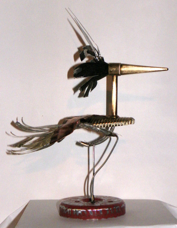 BIP BIP le Road Runner - sculpture et recyclage de métal par Ama BIP BIP le Road Runner - sculpture et recyclage de métal par Ama