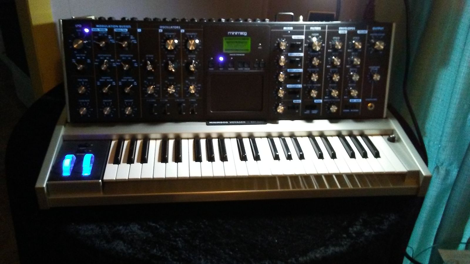 MATRIXSYNTH: Moog MiniMoog Voyager Aluminum Edition SN 013
