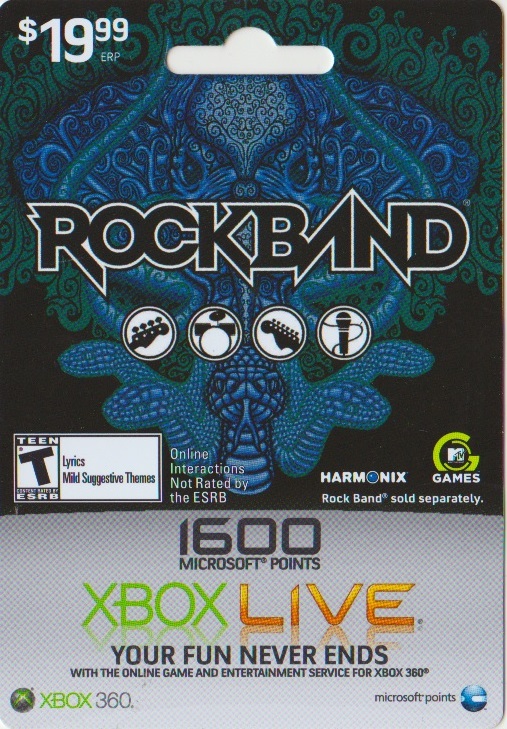 Collectomania: Game Cards - XBox Points