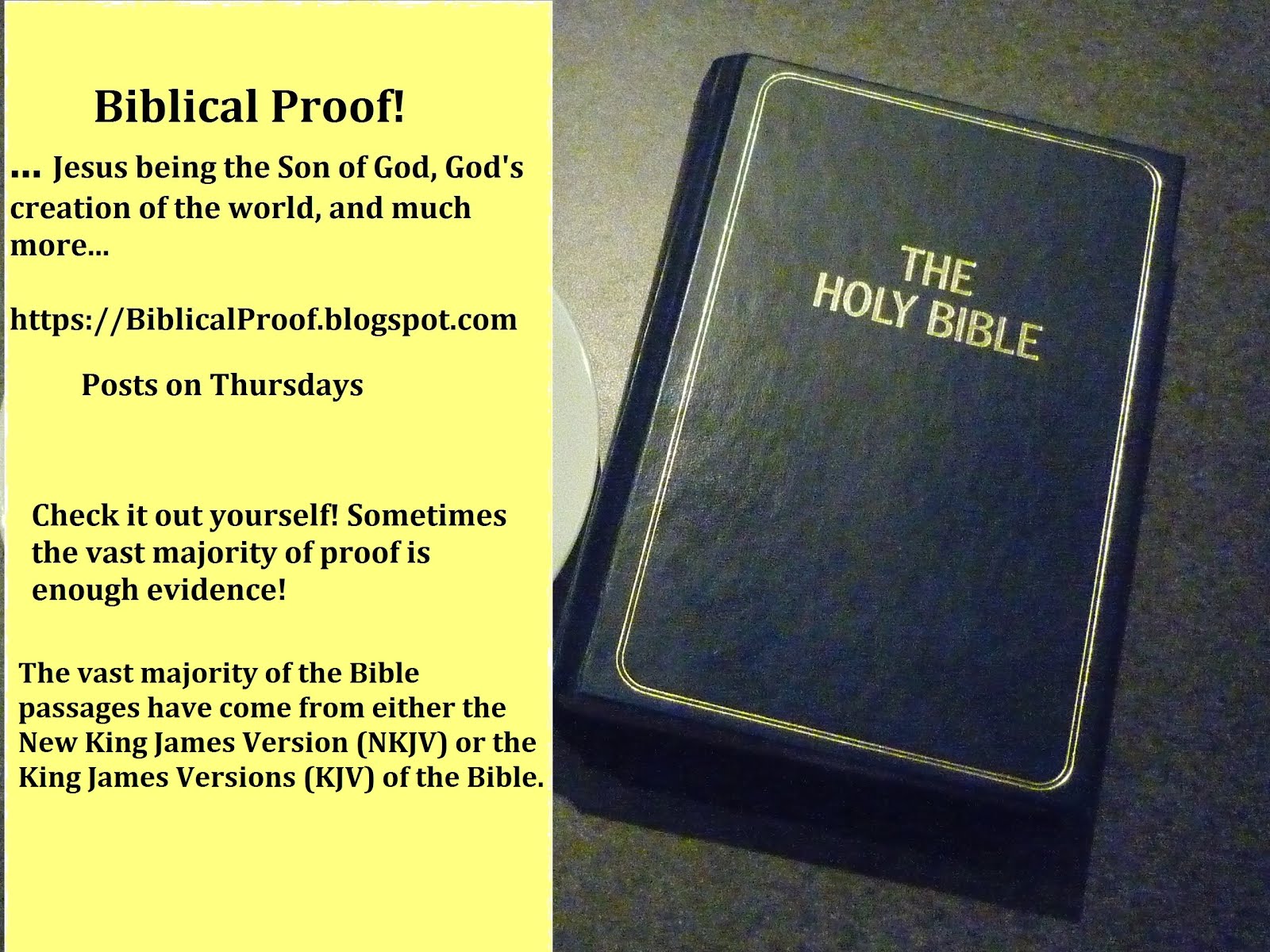 Biblical Proof