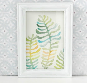 Watercolor Fern Painting by Elise Engh: Grow Creative