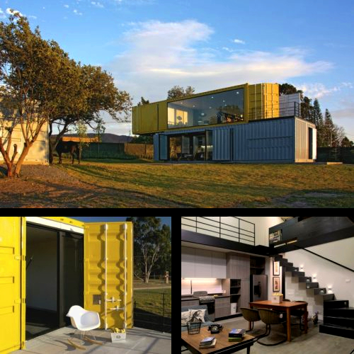 EcoworldReactor "Huiini House" Sustainable Arch of Containers