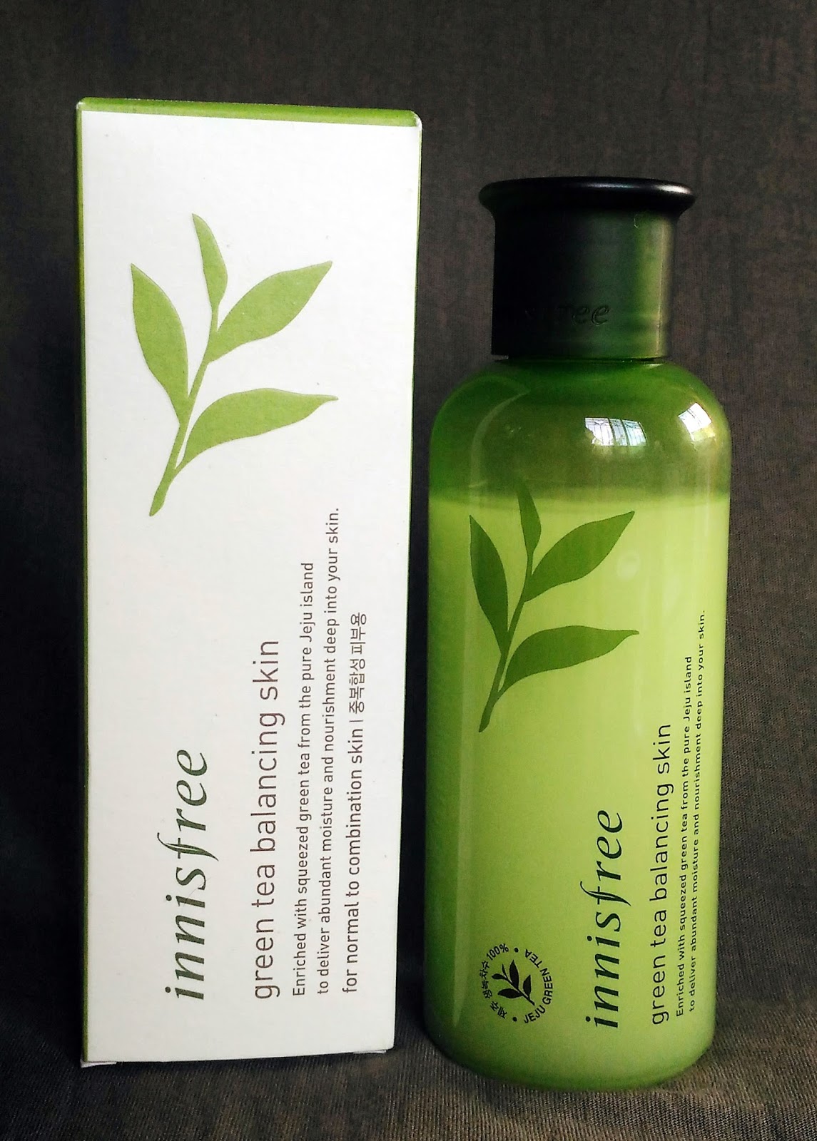 Lucky Citrine: Innisfree Green Tea Balancing Skin