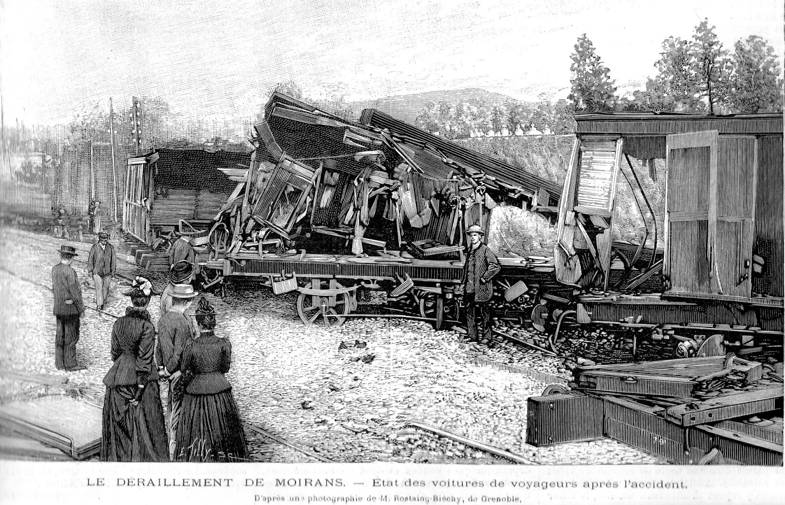 Chroniques du temps passé Le déraillement de Moirans.