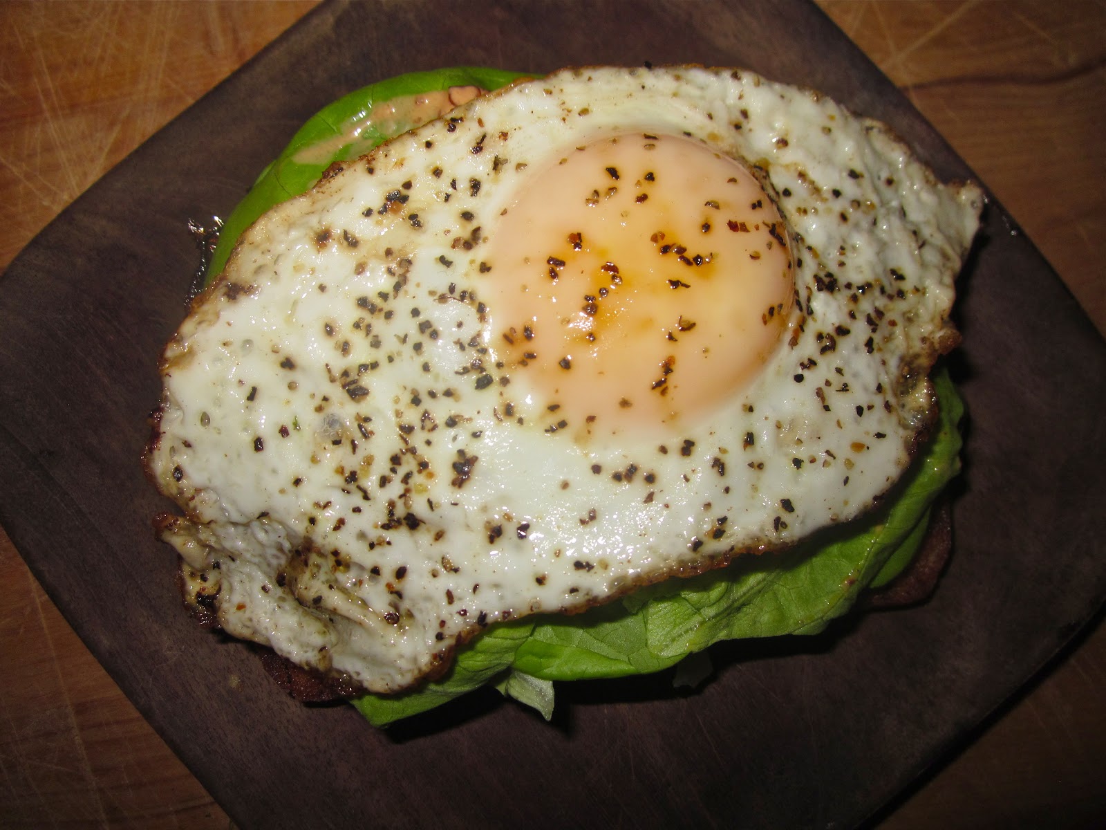 Haute + Heirloom Spicy Fried Egg BLT’s with Tomato Confit,