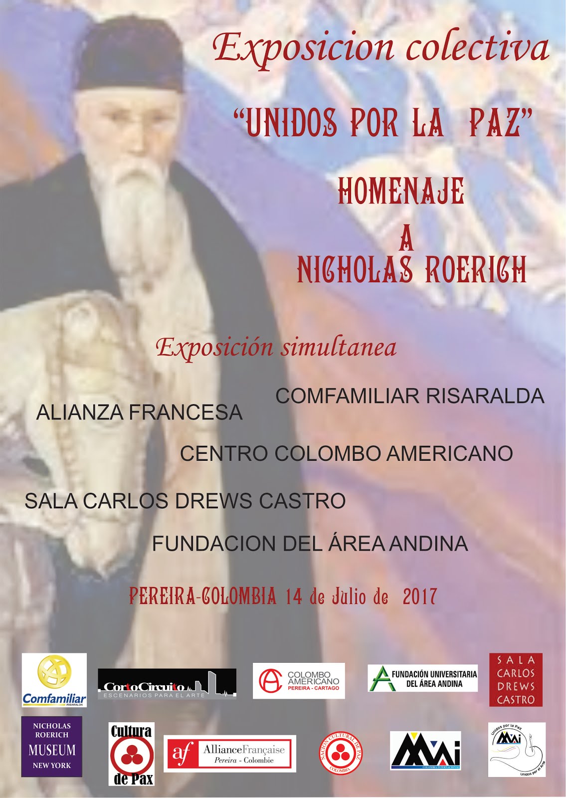 Exposición "Unidos por la Paz", Homenaje a Nicholas Roerich