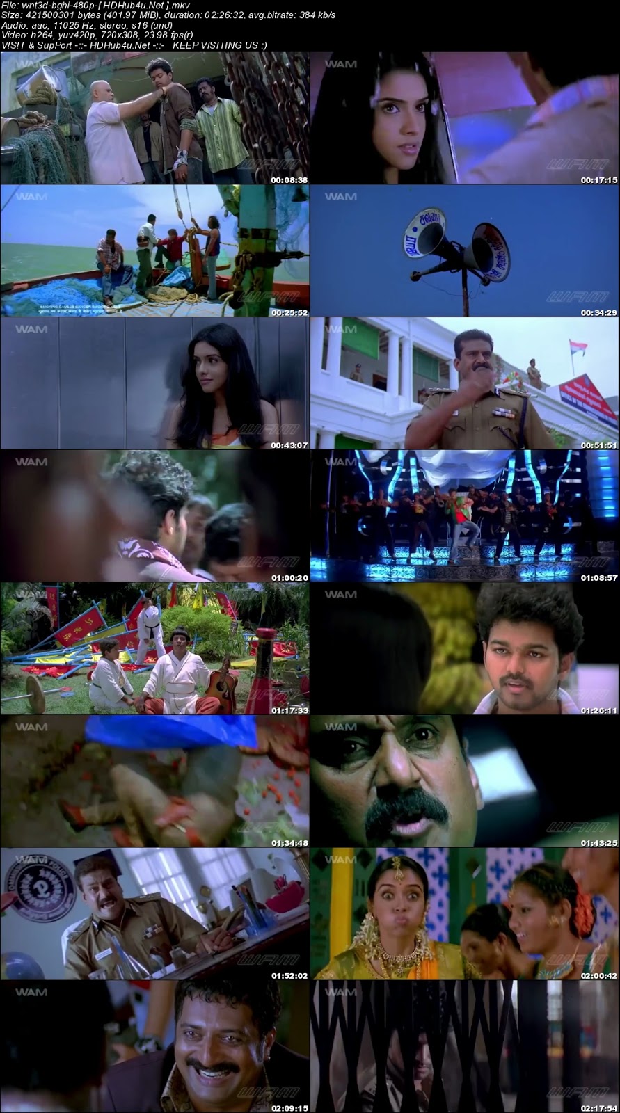 Wanted Baghi 2015 Hindi Dubbed 480p HDRip 400MB Download