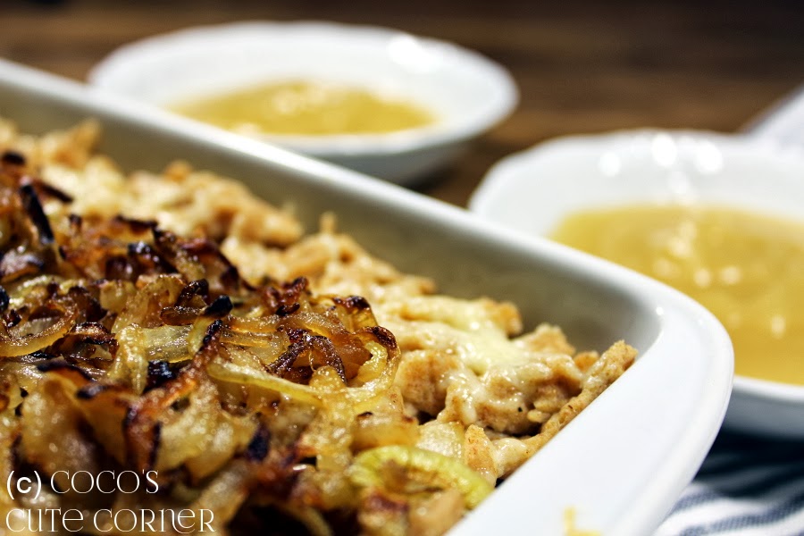 Coco&amp;#39;s Cute Corner: Quarkspätzle mit Käse und karamellisierten Zwiebeln ...
