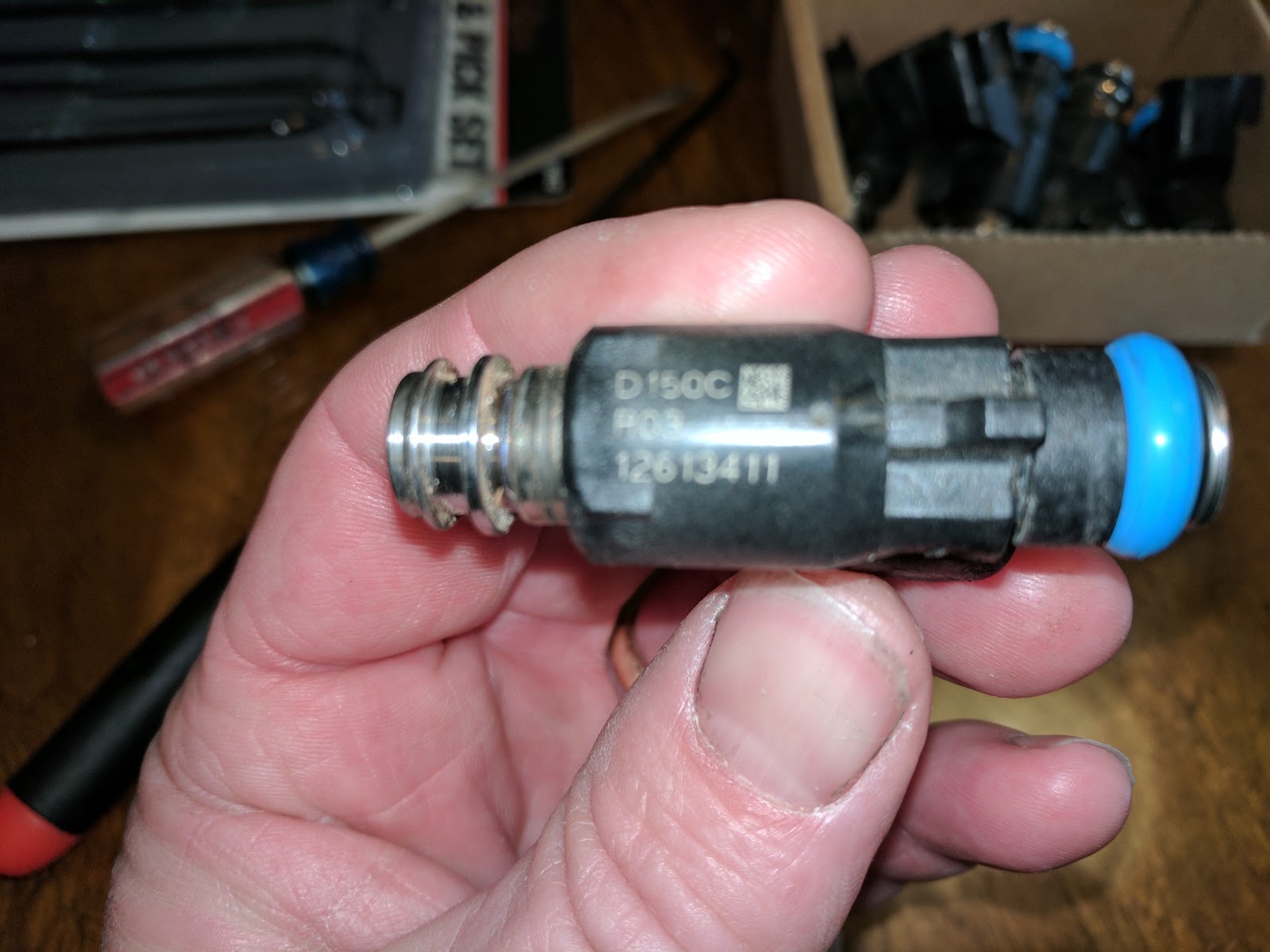 How to decap stock LS flex fuel injectors 12613411