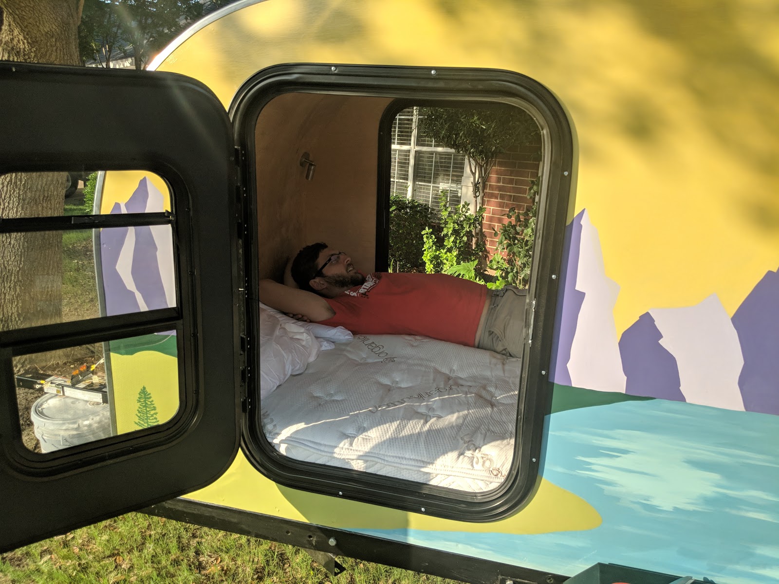 Teardrop Trailer Build Journal Day 30 Installing Doors & Mattress