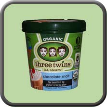 Organic Three Twins ice cream out of California