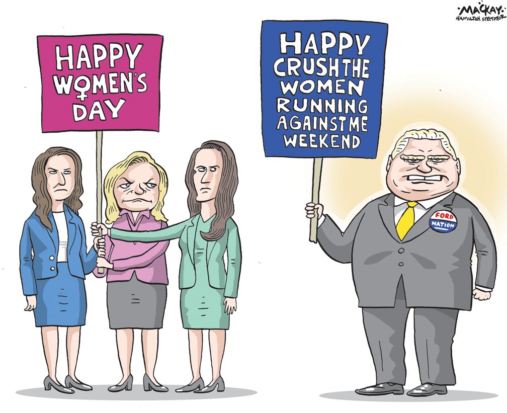Bado's blog Doug Ford is fodder for editorial cartoonists