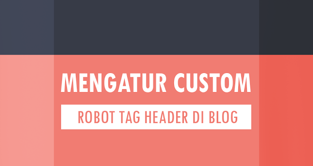 Set the Custom Robot Tag Header Blog