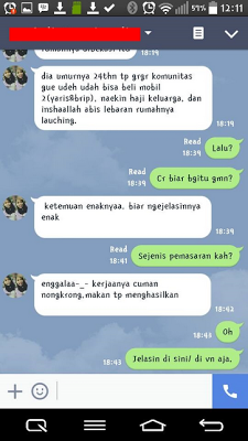 Inilah Percakapan Agen MLM Yang Bujuk Temannya, Dijamin Bikin Kamu Ngakak Guling-guling Inilah Percakapan Agen MLM Yang Bujuk Temannya, Dijamin Bikin Kamu Ngakak Guling-guling