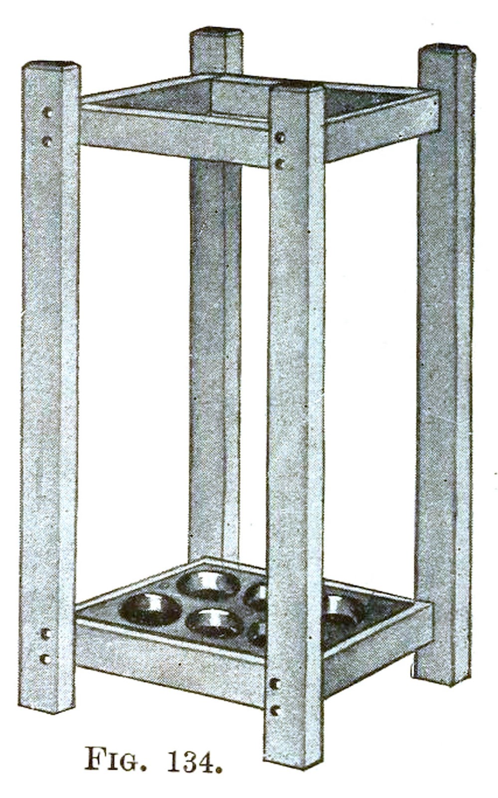 How to make an umbrella stand out of wood DIY projects