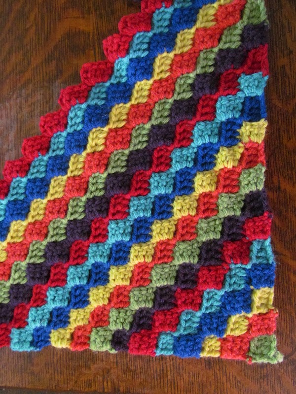 ARTES-ANAS: PUNTO DIAGONAL BOX STICH CROCHET , MUESTRAS Y APLICACIONES