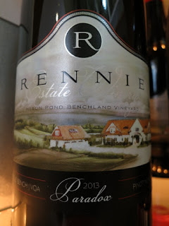 Rennie Estate Paradox Pinot Noir 2013 - VQA Beamsville Bench, Niagara Peninsula, Ontario, Canada (91 pts)