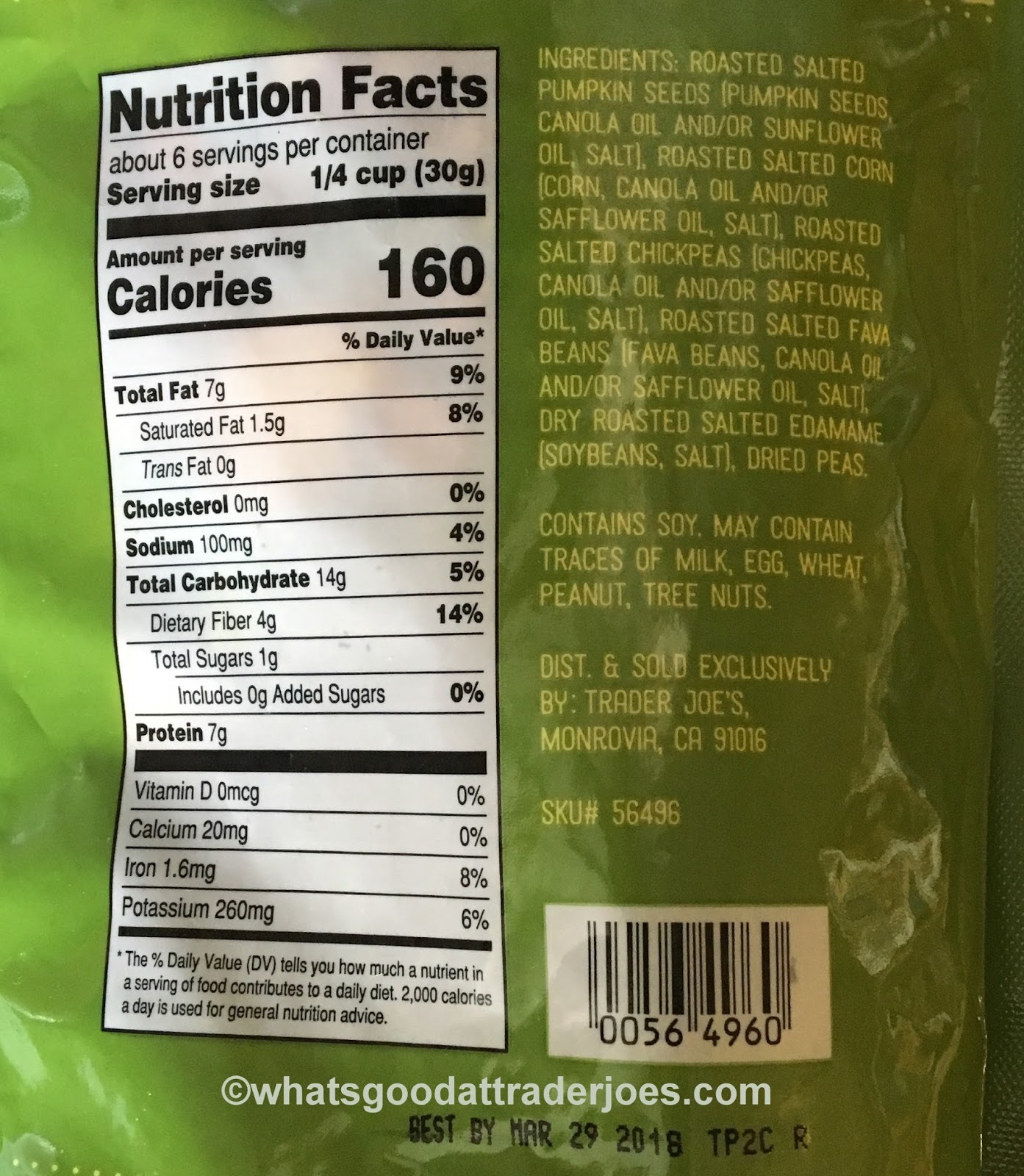 What's Good at Trader Joe's? Trader Joe's Seed & Bean Medley