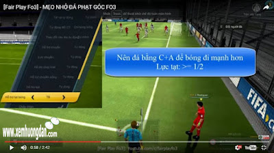 Cách đá phạt góc fifa online 3 Cach da phat goc fifa online 3