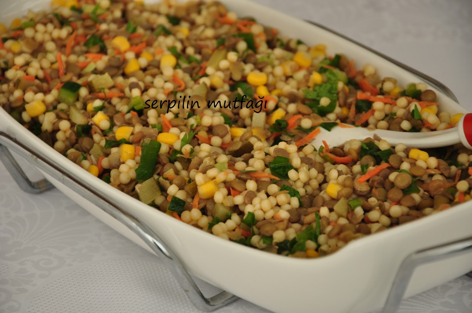 Yeşil Mercimek Salatası (Pancarlı) Yeşil Mercimek Salatası (Pancarlı)
