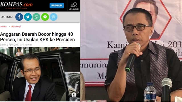 BPN Prabowo: April 2017, Wantimpres Sebut Anggaran Bocor Capai 40% BPN Prabowo: April 2017, Wantimpres Sebut Anggaran Bocor Capai 40%