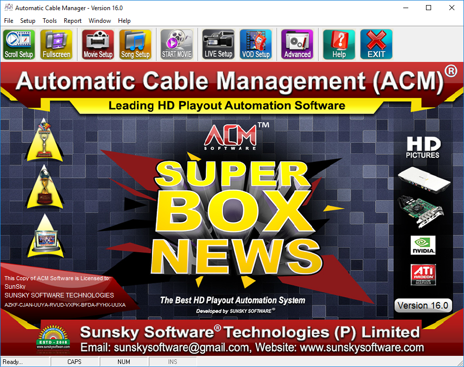 Automatic Cable Manager (ACM) Sat Pro News Edition Ver.16