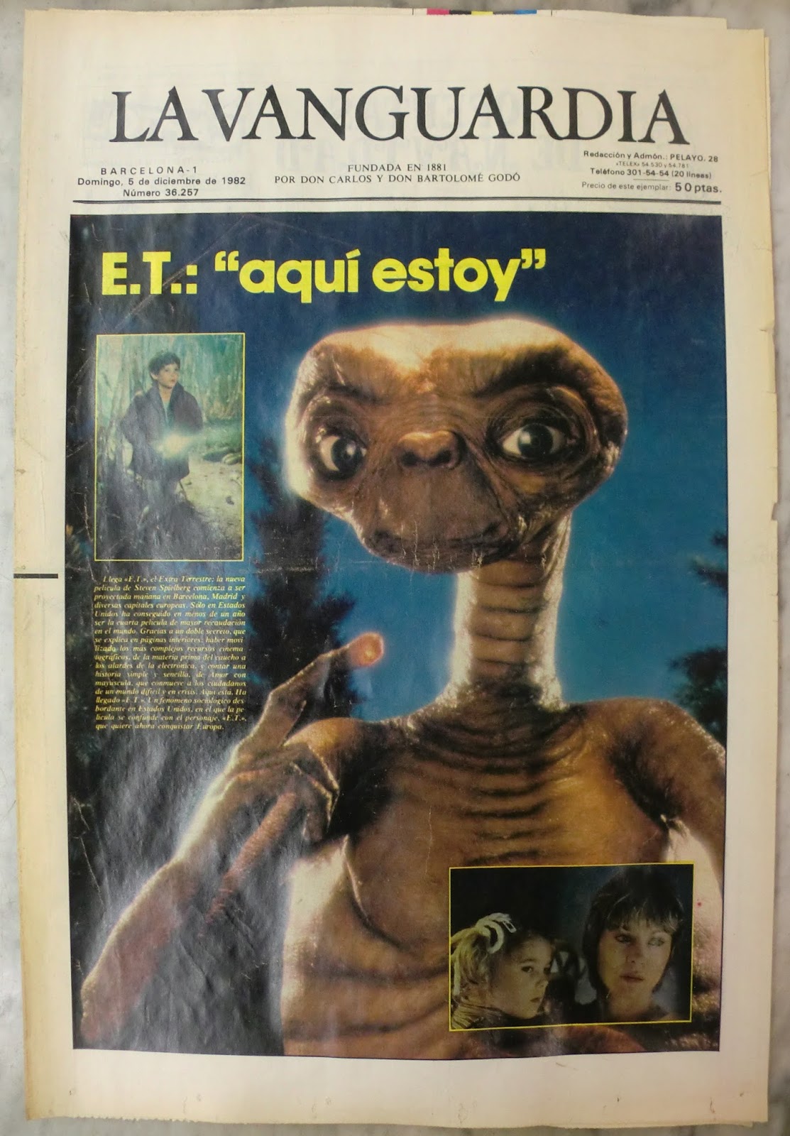 Estreno De E T El Extraterrestre En Espana