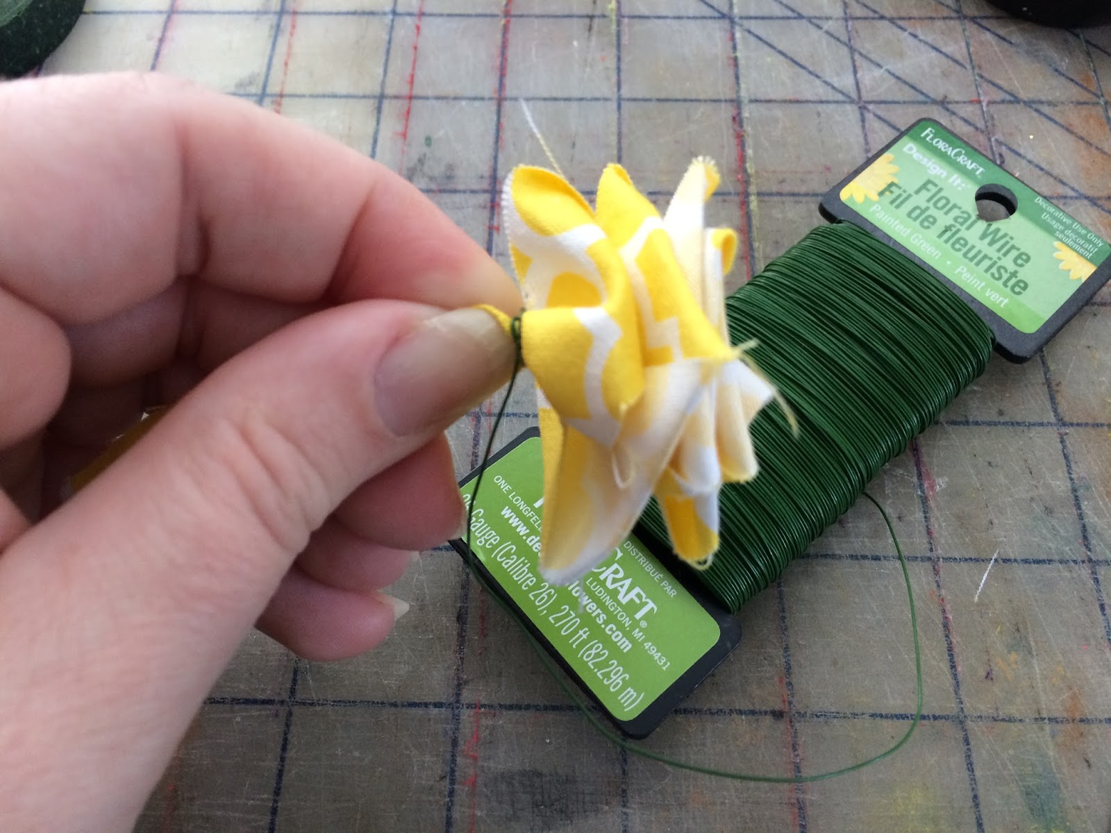 Make your own Fabric Flowers from Scrap Fabric