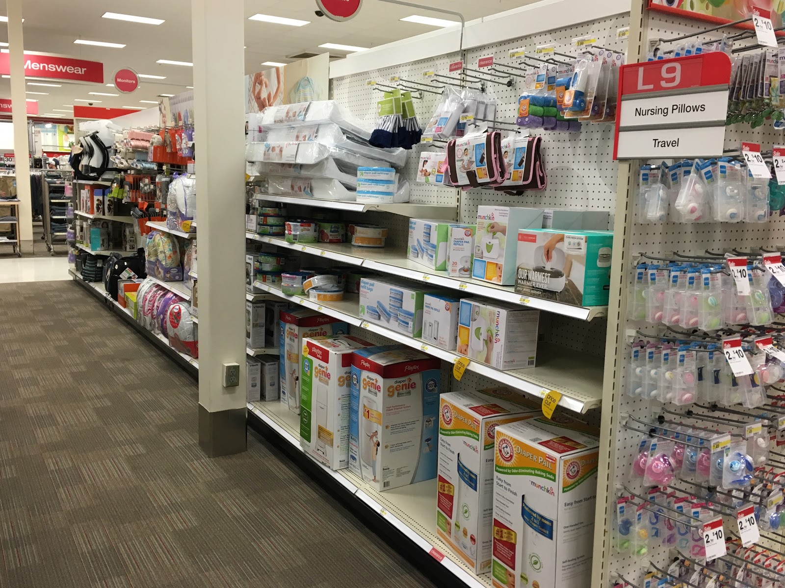 target baby items