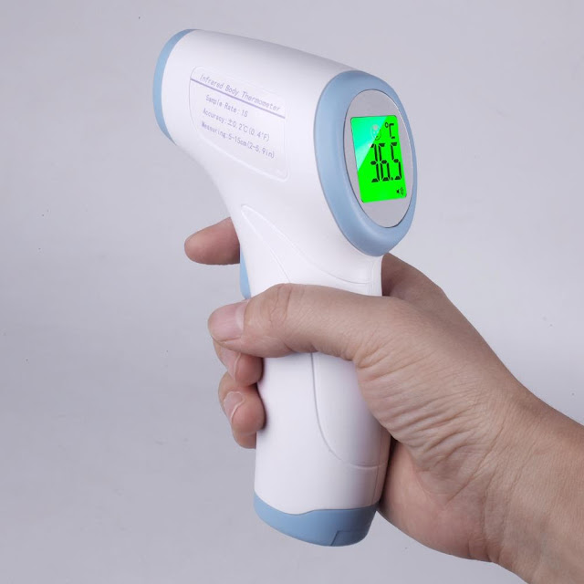Multi-Function Digital LCD Infrared Non-Contact Thermometer