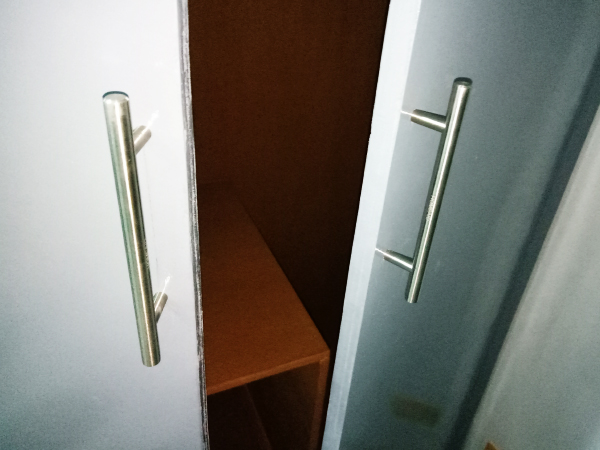 of our own devising: bedroom closet door handles & fixtures