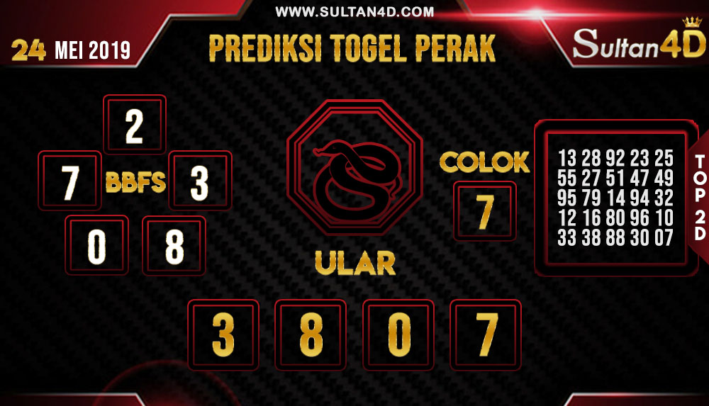 PREDIKSI TOGEL PERAK SULTAN4D 24 MEI 2019