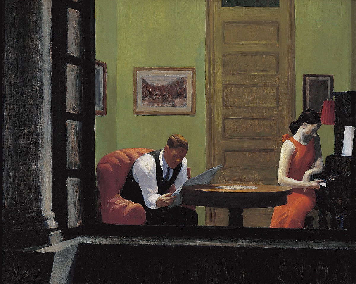 Edward Hopper Room in New York, 1932 Tutt'Art Masterpieces Edward Hopper Room in New York, 1932 Tutt'Art Masterpieces