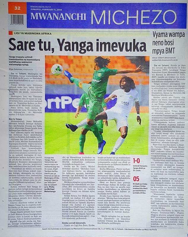 MAGAZETI Feb 11,-Kane apeleka kilio Arsenal,Manyika aitangazia ubaya