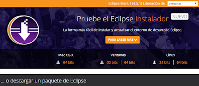  Imagen del sitio web Eclipce y acceso a su página