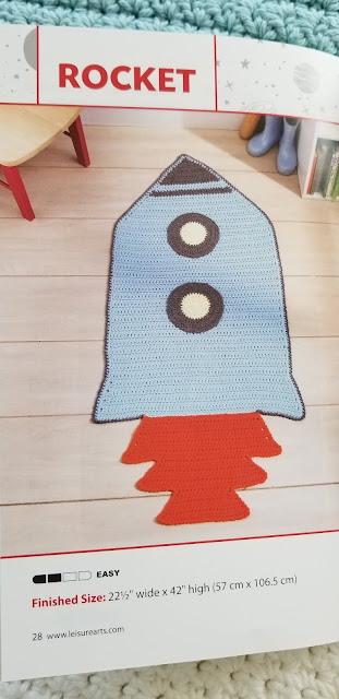 Crochet an Easy Rocket Rug for a Kids Bedroomn