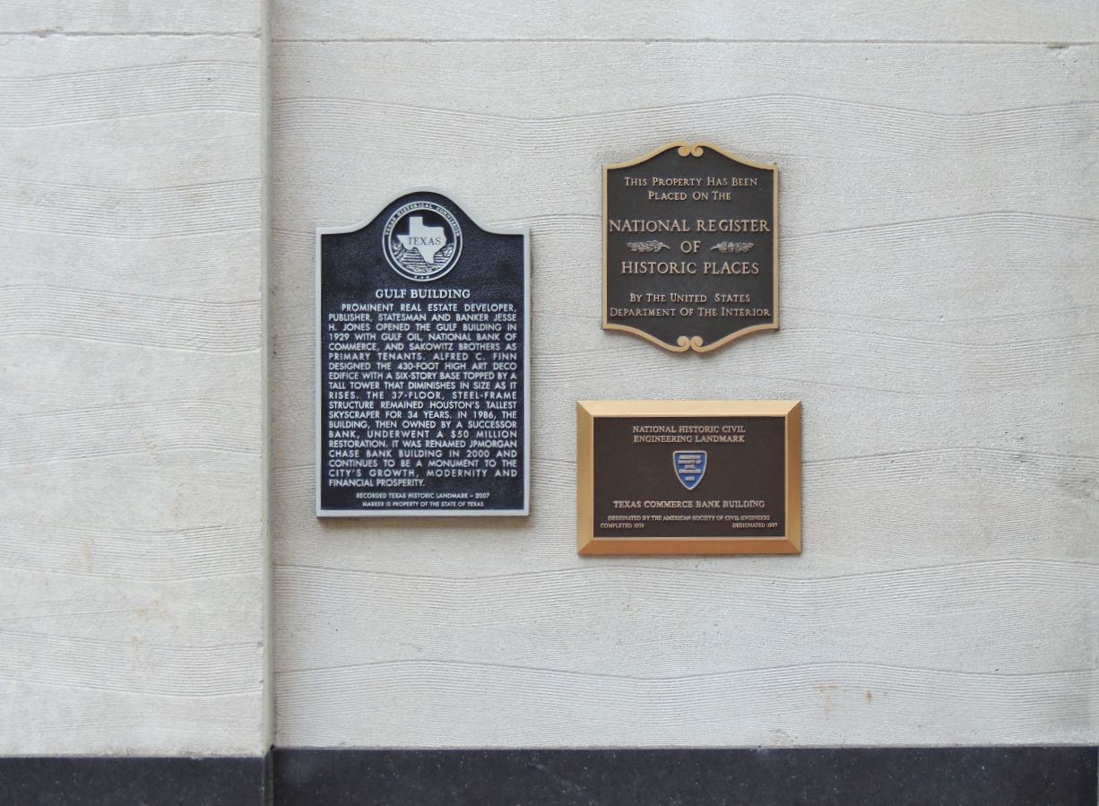 Houston in Pics Landmark Gulf Building (1929) was tallest Houston Skys