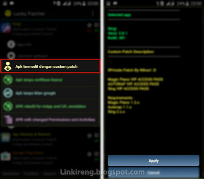 Modif dengan custom patch Modif apk dengan custom patch