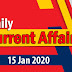 Kerala PSC Daily Malayalam Current Affairs 15 Jan 2020