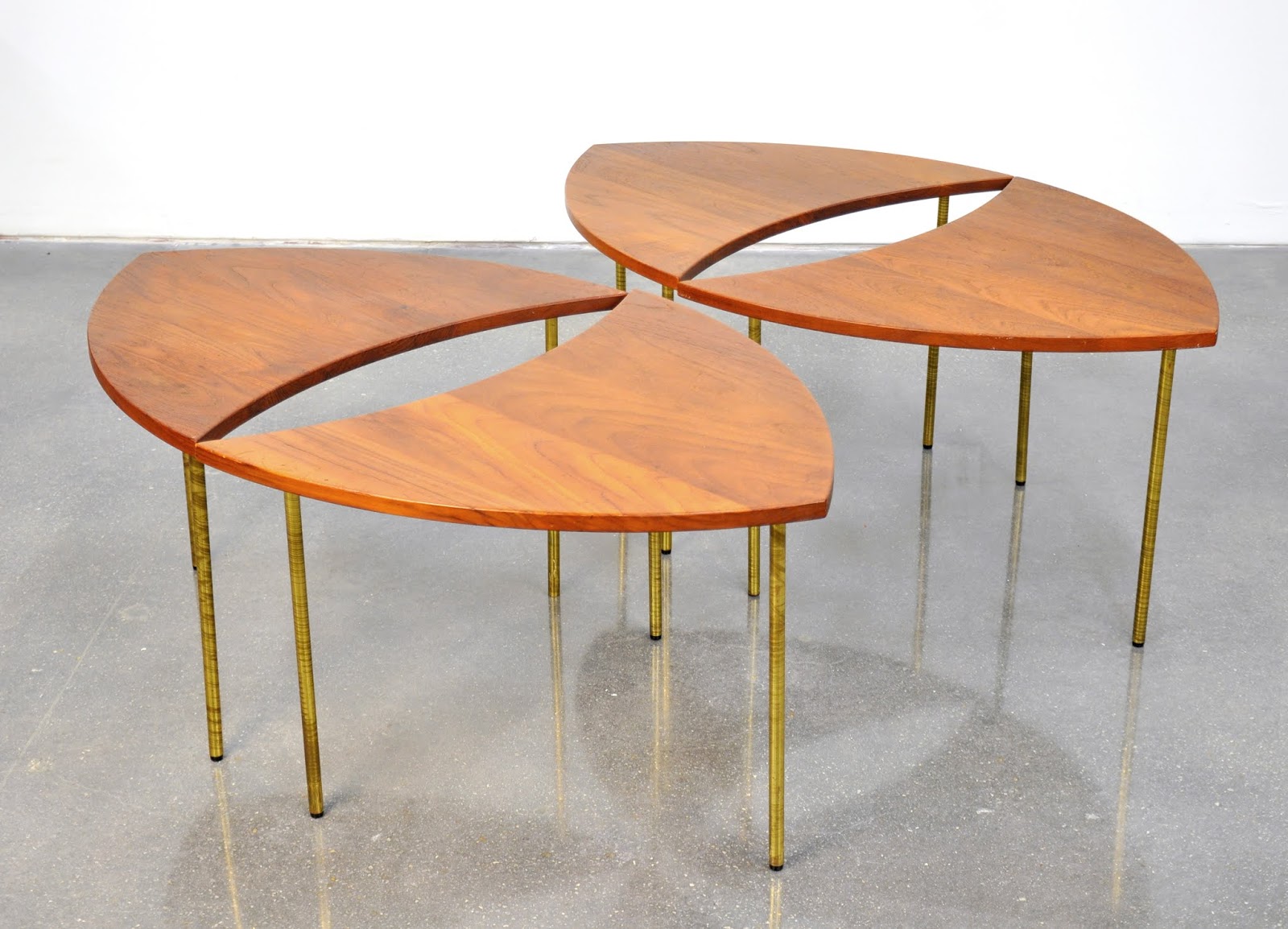 SELECT MODERN: Peter Hvidt for France and Daverkosen Teak and Brass ...