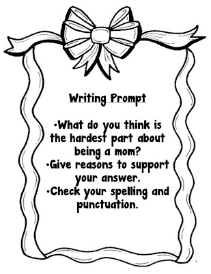 Classroom Freebies Too: Mother's Day Writing Prompts